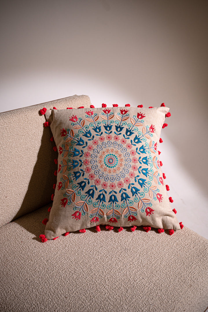 Gulzar-e-Mehr - Cushion Cover